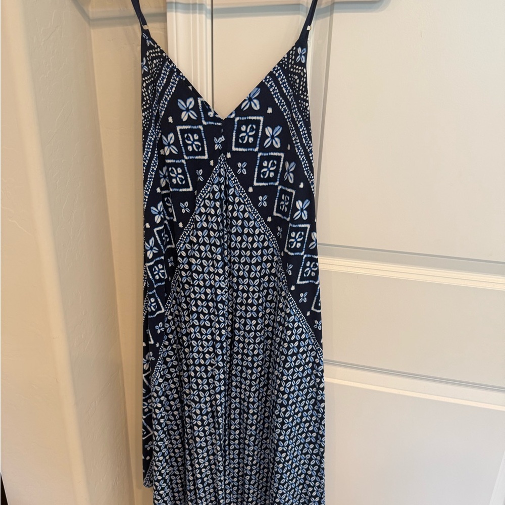 Tommy Bahama Dark Blue Floral Midi Dress